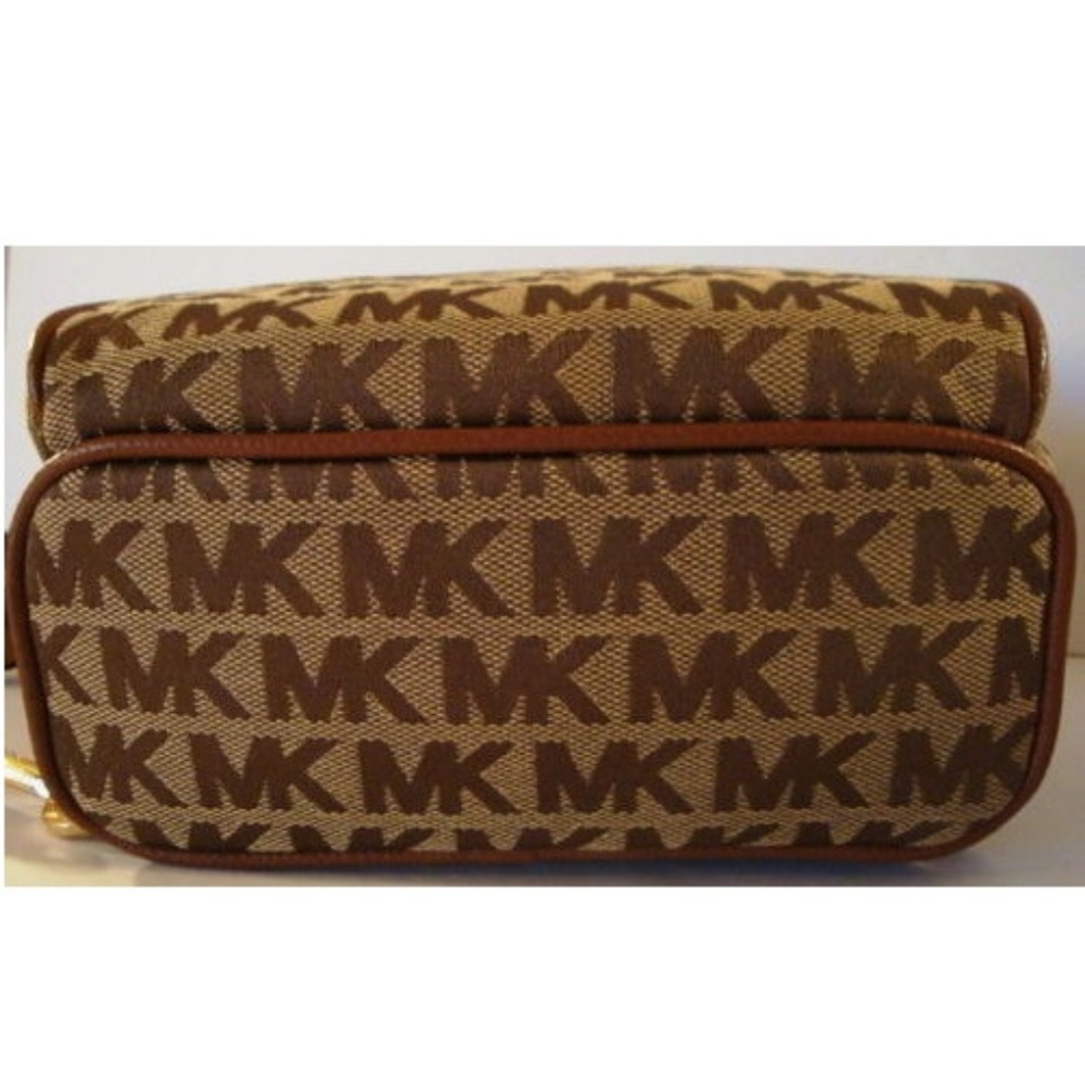 Michael Kors XS Abbey Jacquard Backpack Brown NWT - Picture 4 of 6